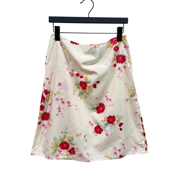 DKNY Jeans Dresses & Skirts - Vintage 90's DKNY Floral Low Rise Pencil Skirt 100% Cotton Size 9